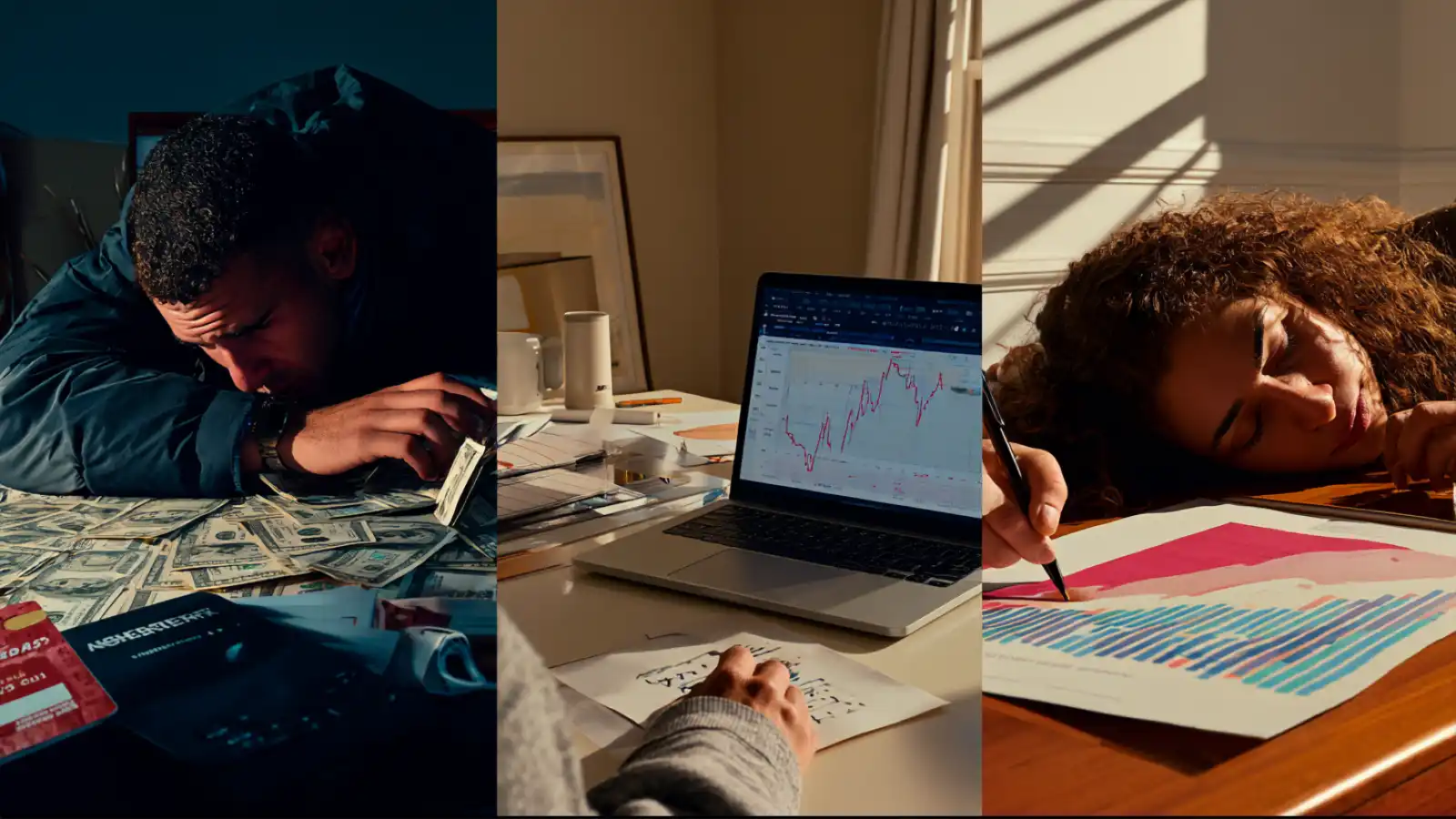 The progression through three levels of money